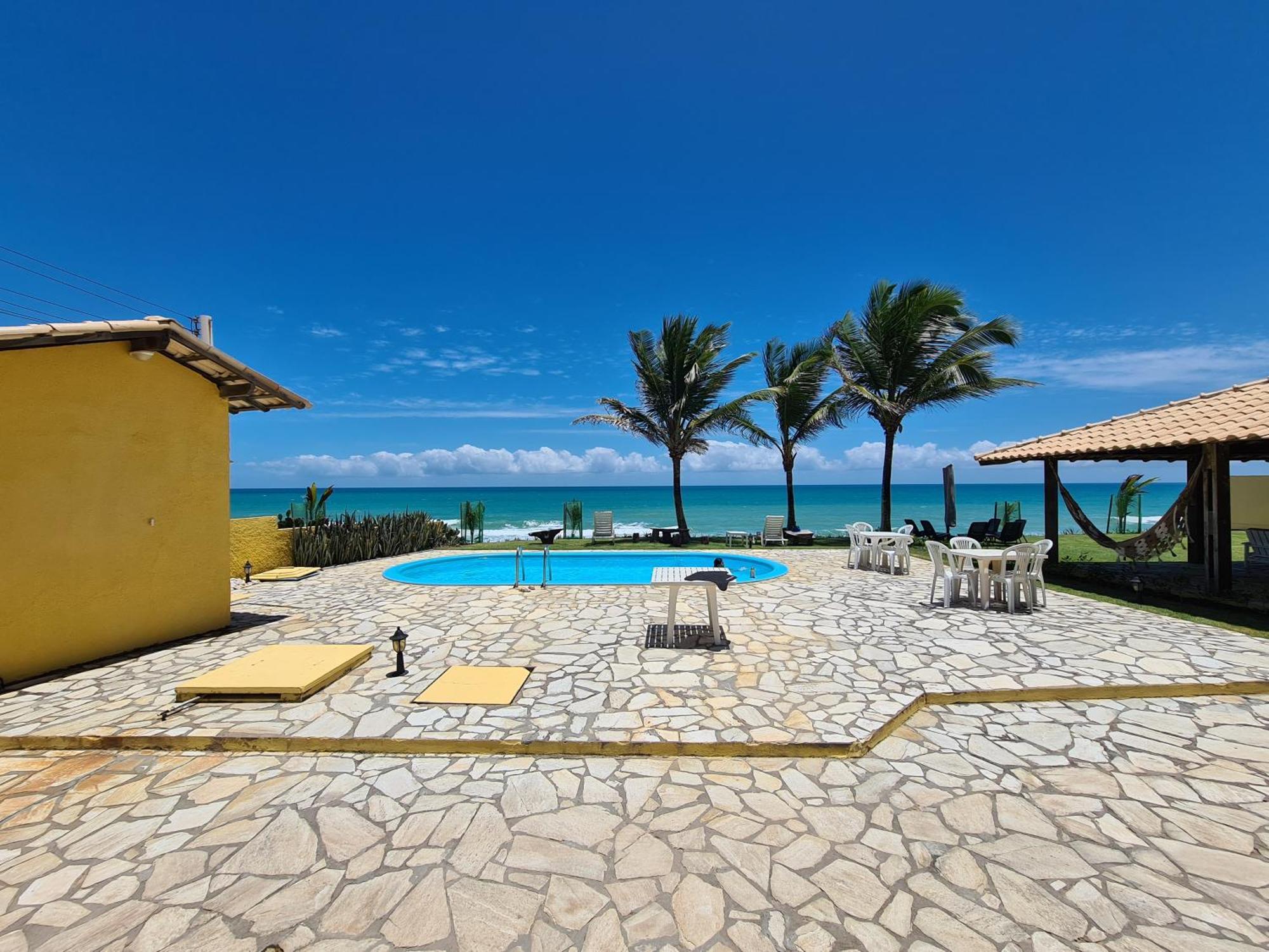 Condominio Exclusivo A Beira Mar - Casa De 04 Quartos Com Piscina E Churrasqueira Barra de São Miguel Extérieur photo